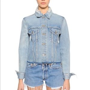 Re/done destroyed denim jacket